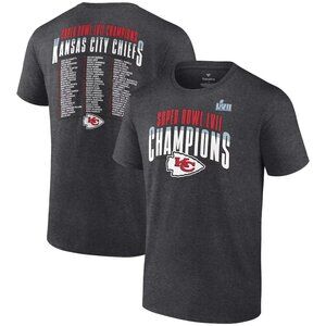 KANSAS CITY CHIEFS MEN'S SUPER BOWL LVII CHAMPIONS MADE THE CUT T-SHIR  73